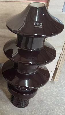 20NF250 البني المزجج المحولات الخزفية البطانة DIN 42531 Standard OEM
