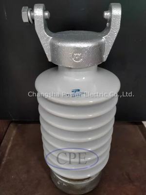 IEC 57-13 عازل خط بورسلين رمادي فاتح