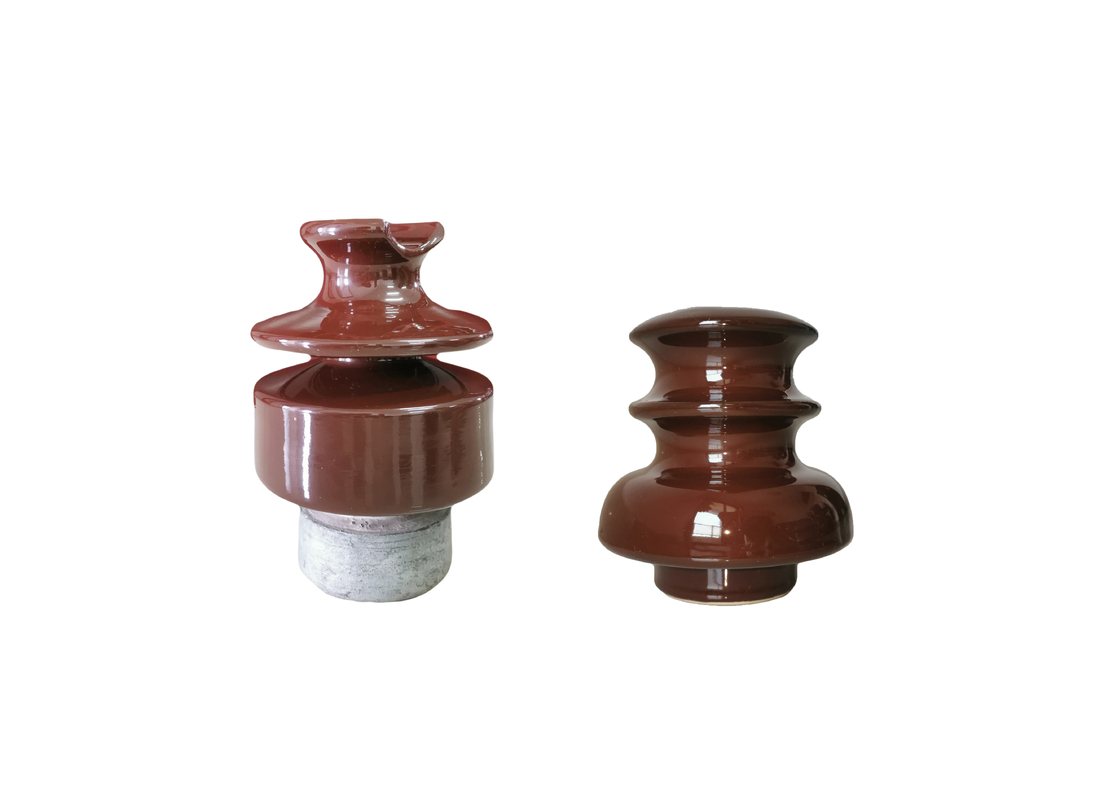لون بني 24kV ANSI 56-2 Pin Type عازل بورسلين