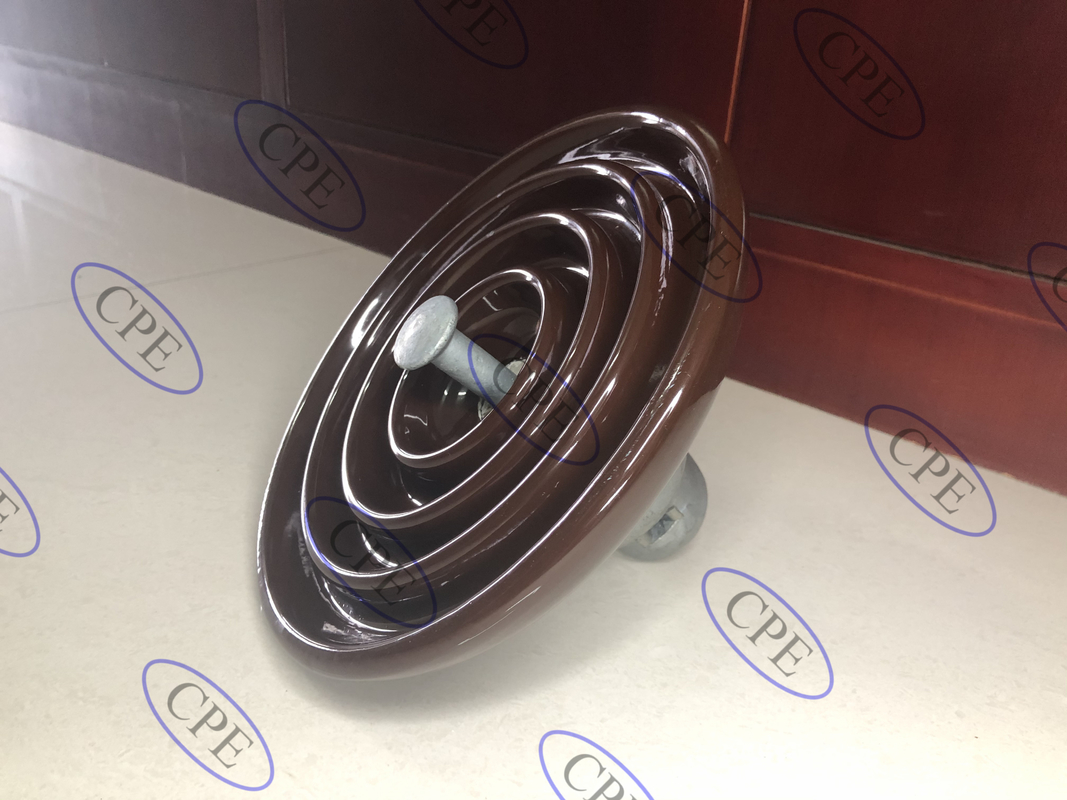 ANSI Brown Porcelain C-110 نوع التعليق عوازل