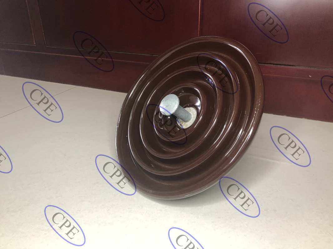ANSI Brown Porcelain C-110 نوع التعليق عوازل