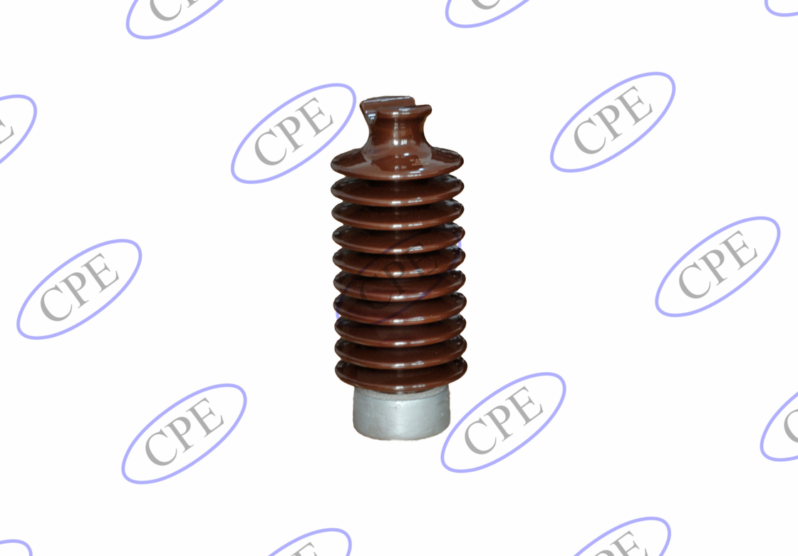 ANSI 57-6 12.5kN عوازل أفقية من البورسلين البني