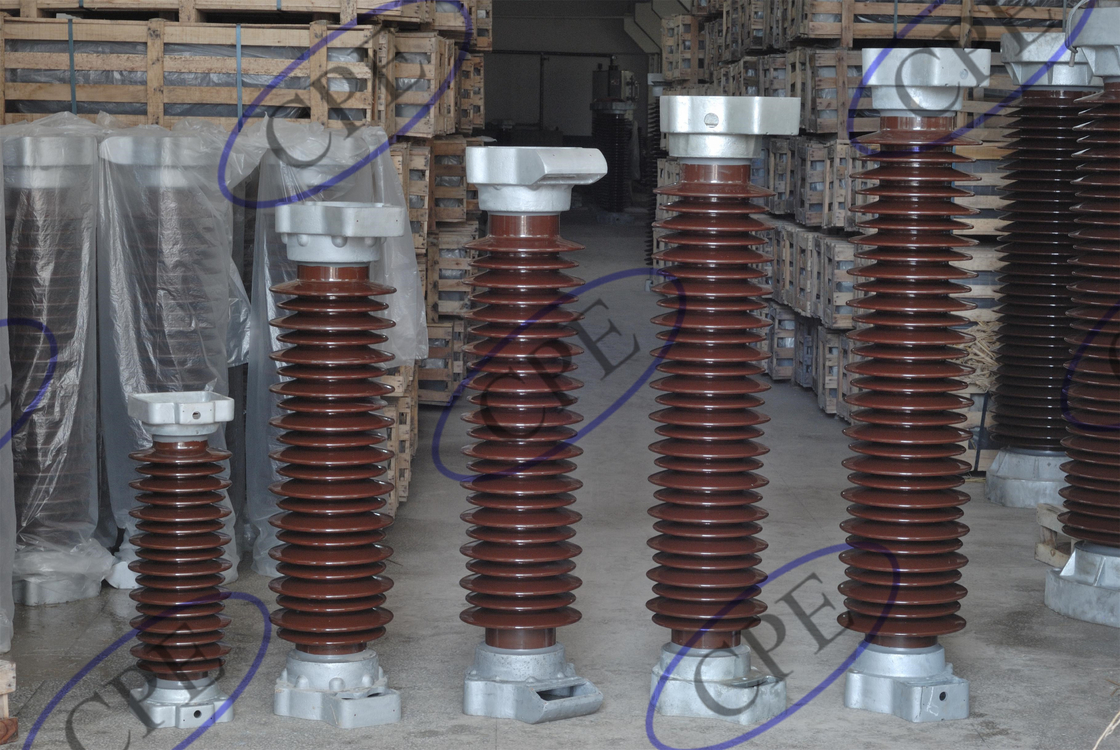 IEC 35KV بورسلين C-120 مانع الصواعق لخط التوزيع