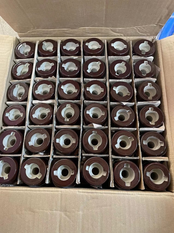 1kV 200A الخزف OEM رسم الرصاص المحولات البطانة البني المزجج